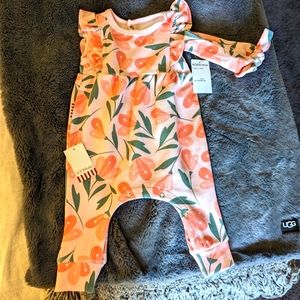 SOOKIbaby 2 piece outfit floral pyjama 6-9 month